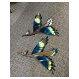 MCM road runner phoenix wood wall art