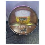 Vintage Bud Light light up