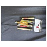 Vintage advertising pencils