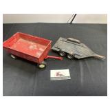 Metal toy trailers