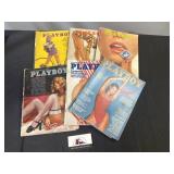 Vintage Playboy magazines