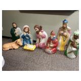 Nativity scene blow mold set