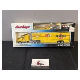 1:64 scale dragster with semi