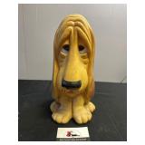 Vintage Sad basset hound bank