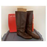 Apostrophe Leather Boots Size 9