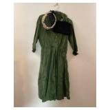Vintage Handmade Dress, Purse and Hat