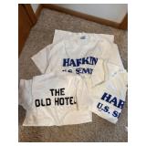 Hotel and political t shirts