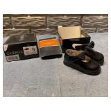 Tights and patton leather girls shoes