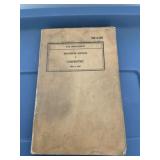 Vintage War Department Technical Manual 1943