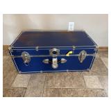Blue locker trunk