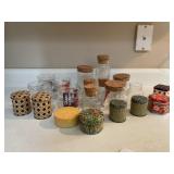 Glass Jars and Tins