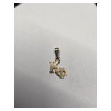 Vintage Kappa Phi Sorority Pendant Marked 10k
