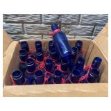Blue decorative bottles