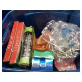 Tote of Christmas lights