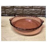 Purple glass pyrex dish