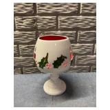 Christmas centerpiece vase