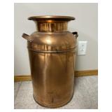 Copper Cream Can