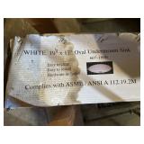 White Undermount Sink