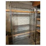 Rolling Metal Shelf on castors