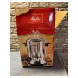 Stainless steel coffee urn