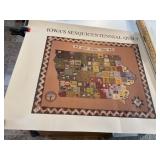 Iowas Sesquicentennial Quilt Poster