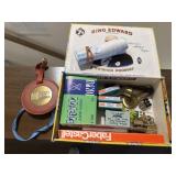 Pad locks, staples, misc