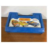 Matchbox car case with cars