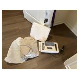 Heated blanket, massager, pillow, umbrella