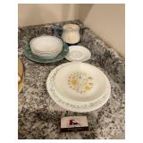 Ceramic dishware and glass ware