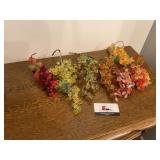 Plastic grape bunches