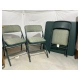 Folding Table and Four Chairs