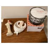 Angel decor and candle holder