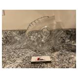 Vintage Blenko Style Fish Vase