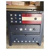 Patriotic side table