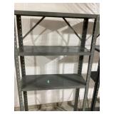 Metal shelves