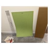 Quilt cutting mat and patterns