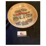 Wooden Yellowstone Park bowl