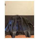 Nyda large leather coat