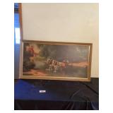 Mid-century modern picture 52 x 28 tall