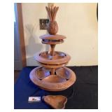 Mid-century modern Lazy Susan, Hawaii