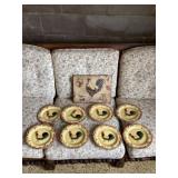 Chicken plates and decor