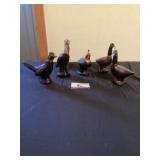 Empty Avon cologne bottles