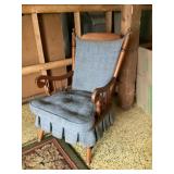 Mid-century modern rocking chair