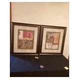 Pictures approximately 29 x 33 1/2 tall