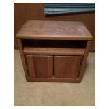 Rolling TV stand approximately 16 1/2 x 27 x 25