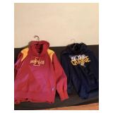 College hoodies size, large and small