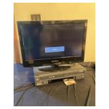 21 inch TV with DVD player and VCR DVD player also
