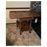 Rolling tea cart approximately 32 x 41 x 28 tall