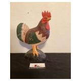 Wooden chicken decor