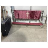 Vintage traveling portable church kneeler